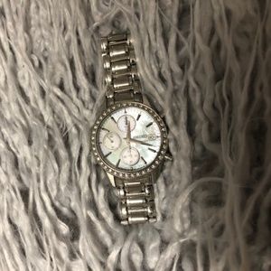Silver Seiko watch